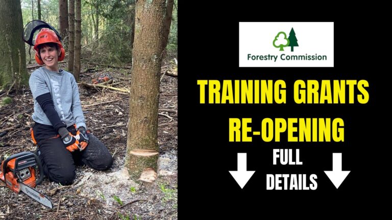 Forestry Training Grant to Re-Open this Summer